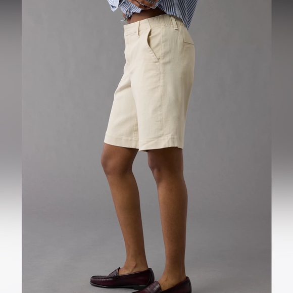 NWT AE 11" Stretch High-Waisted Trouser Short - Picture 5 of 8